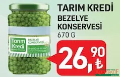 TARIM KREDİ BEZELYE KONSERVESİ 670 G TARIM KREDİ BEZELYE KONSERVESİ 670 G